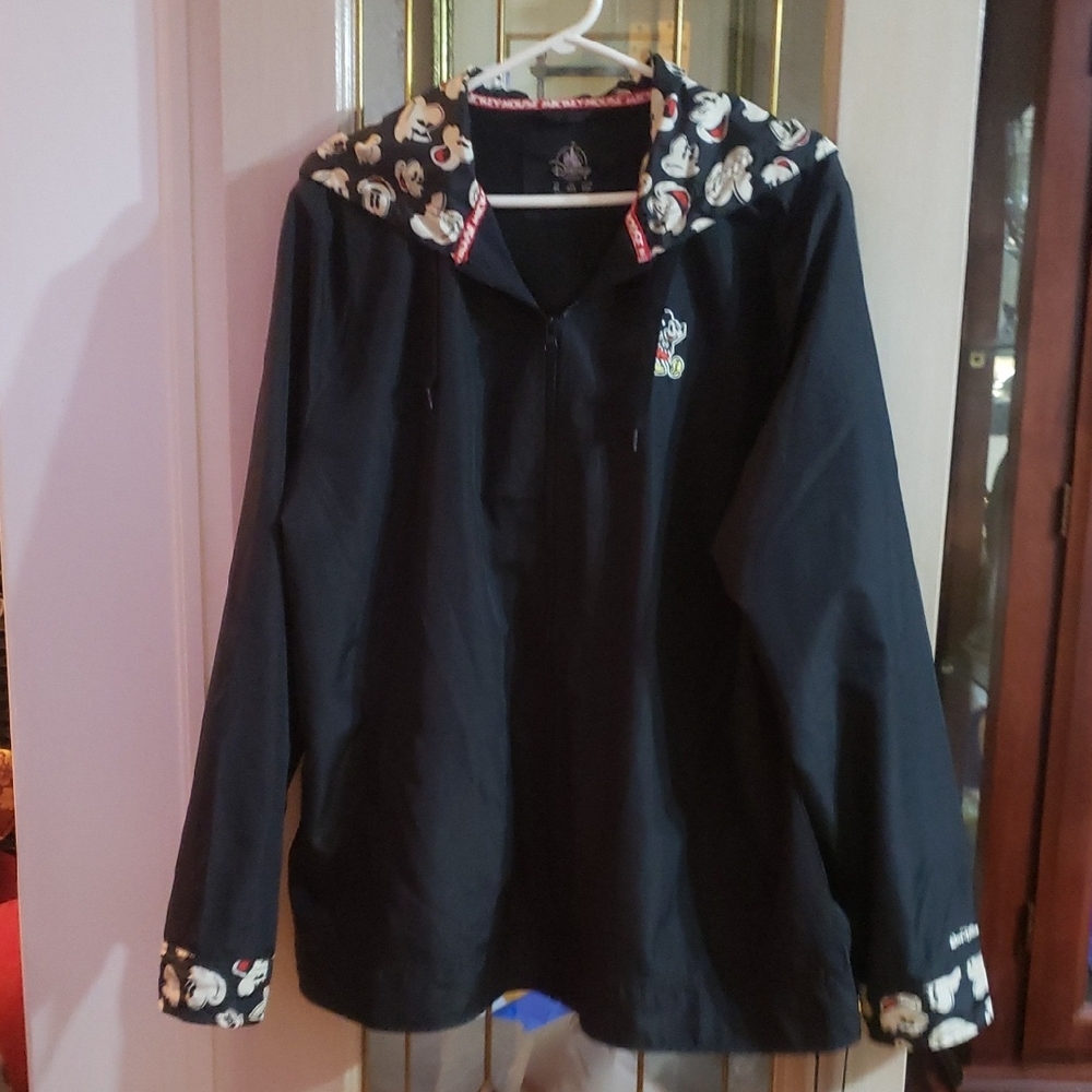 Disney Parks Mickey Mouse Women's Windbreaker Jacket Size XL
